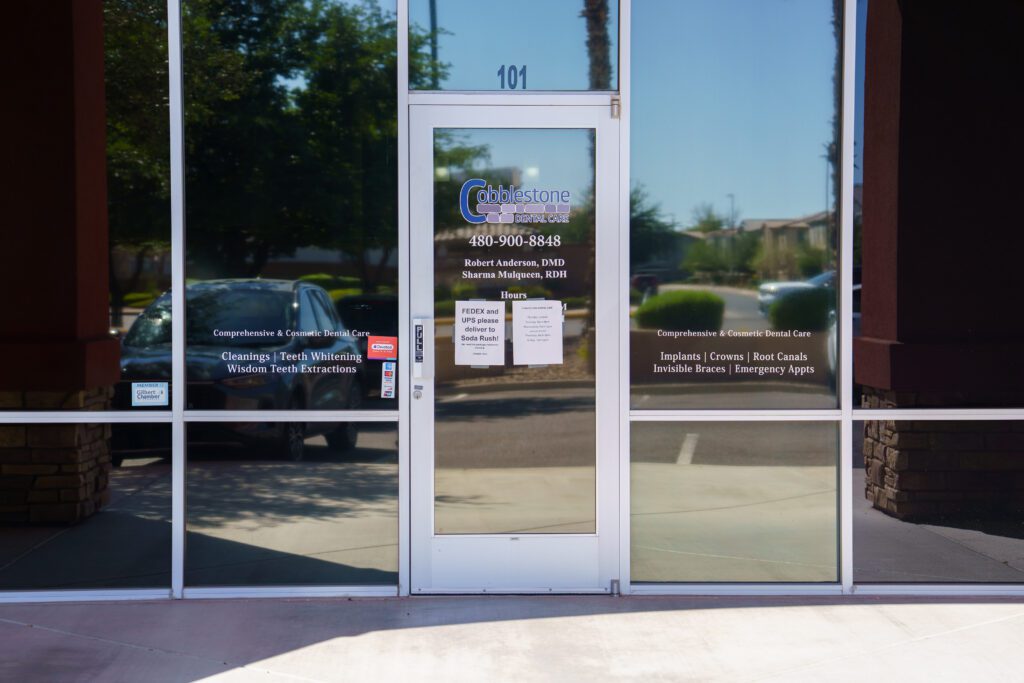 Cobblestone Dental Care Entrance
